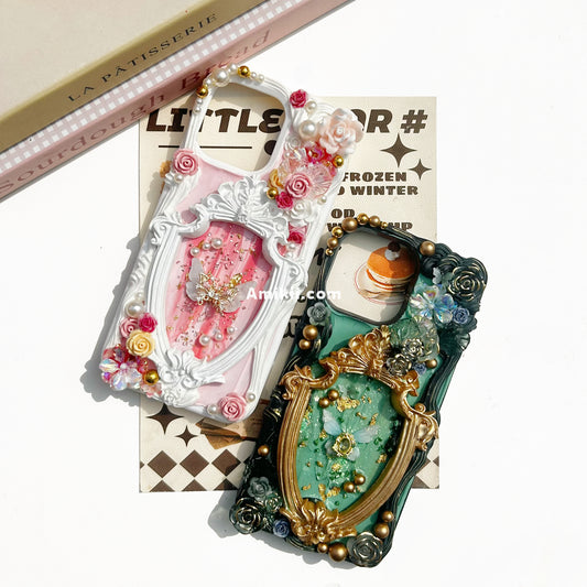 Butterfly Baroque Decoden Cream Phone Case iPhone Samsung Google Case