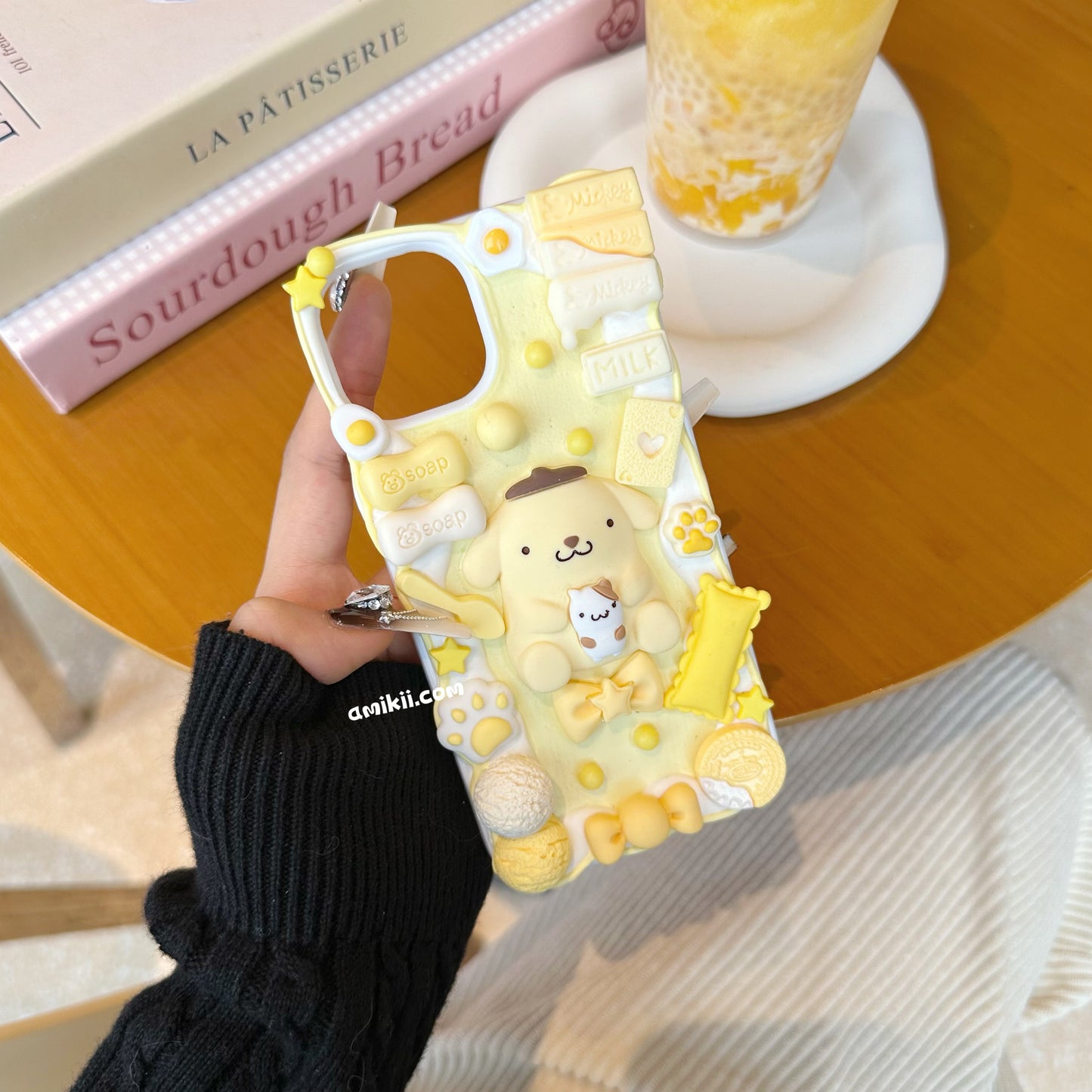Keroppi / Pompom Purin Decoden Cream Phone Case iPhone Samsung Case