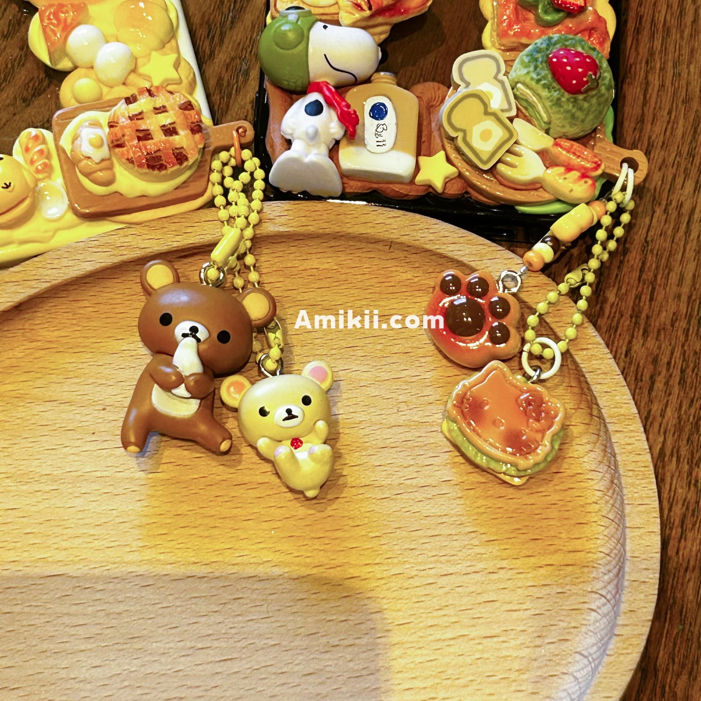 Snoopy / Rilakkuma Food Decoden Cream Phone Case iPhone Samsung Case