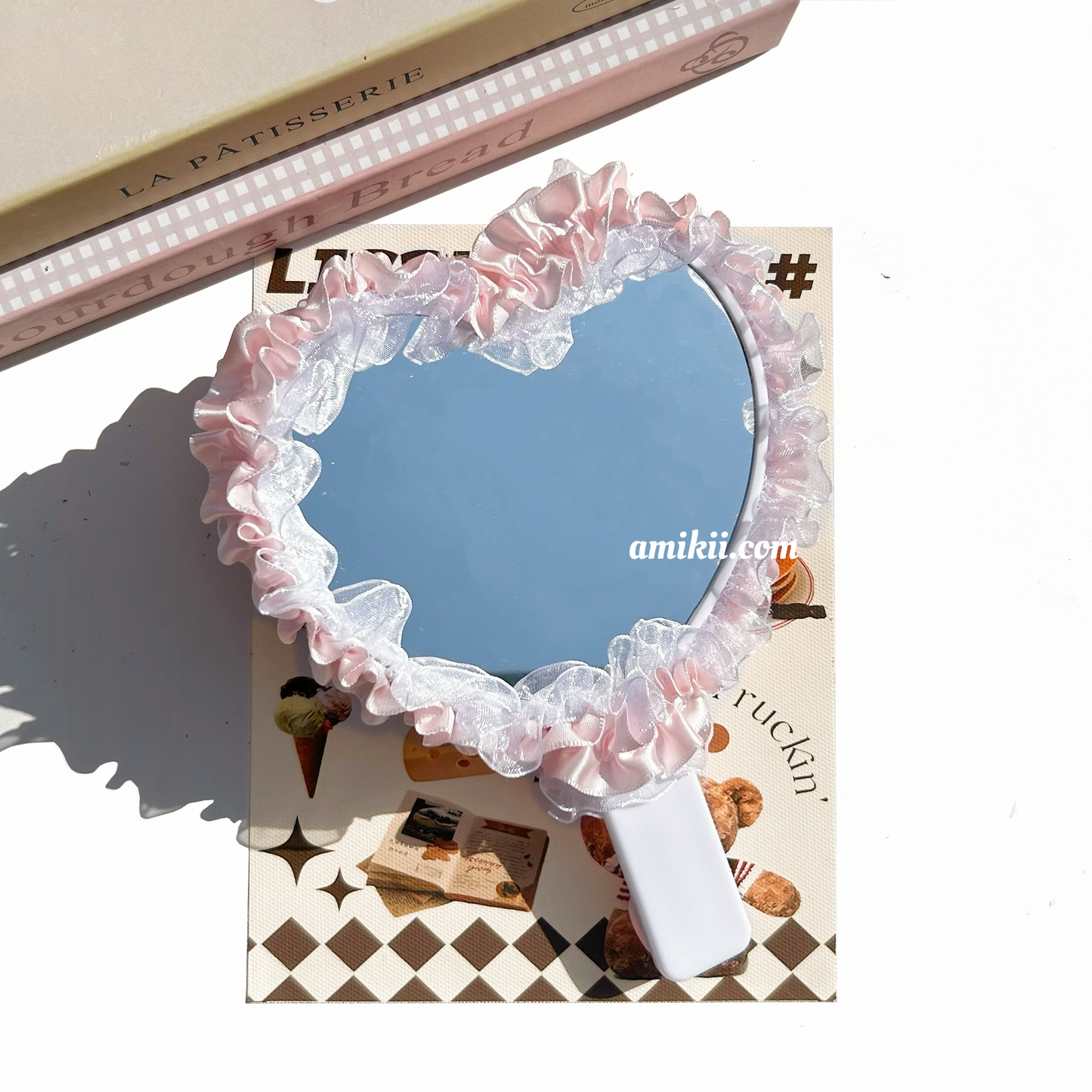 Melody and Kuromi handheld mirror