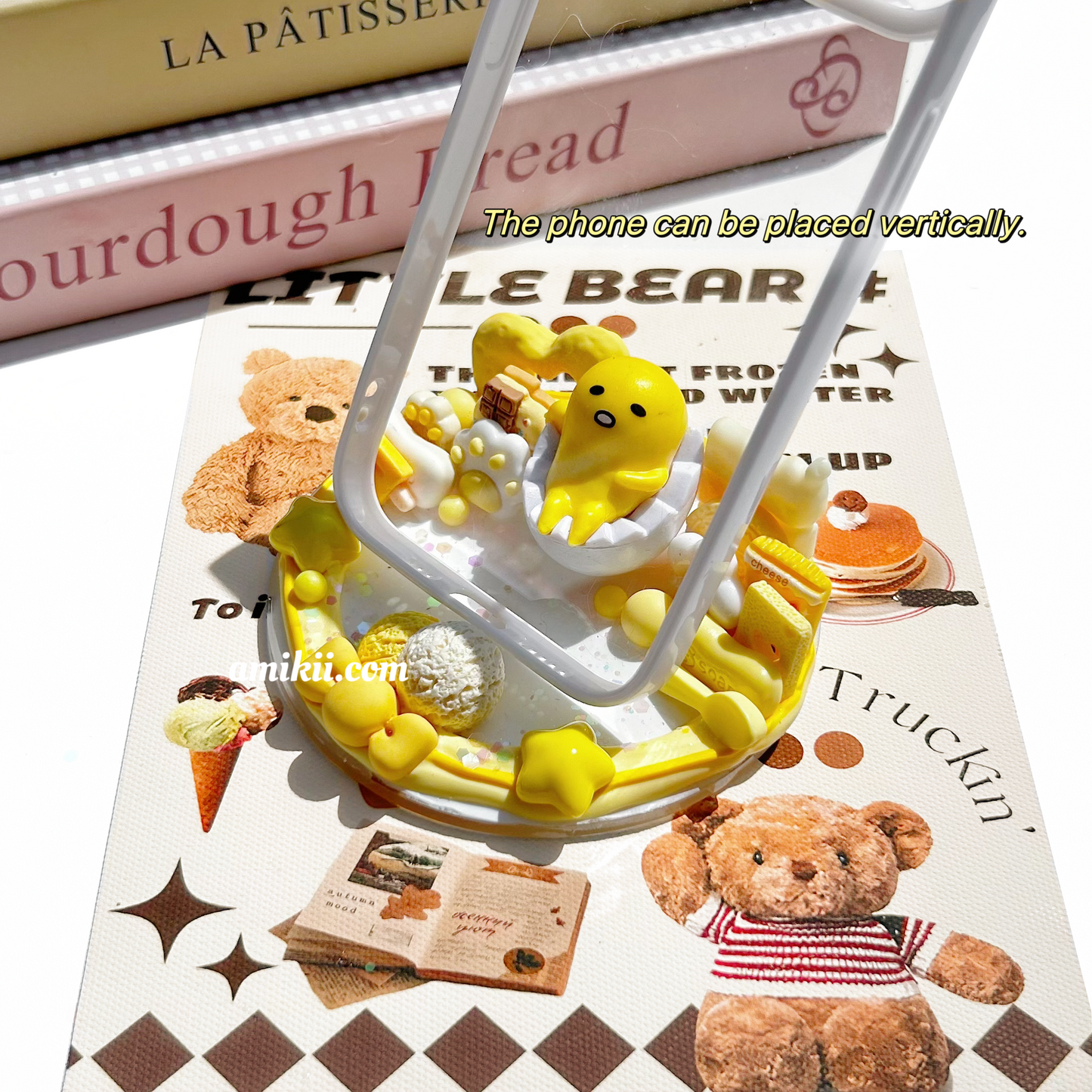 Gudetama phone stand