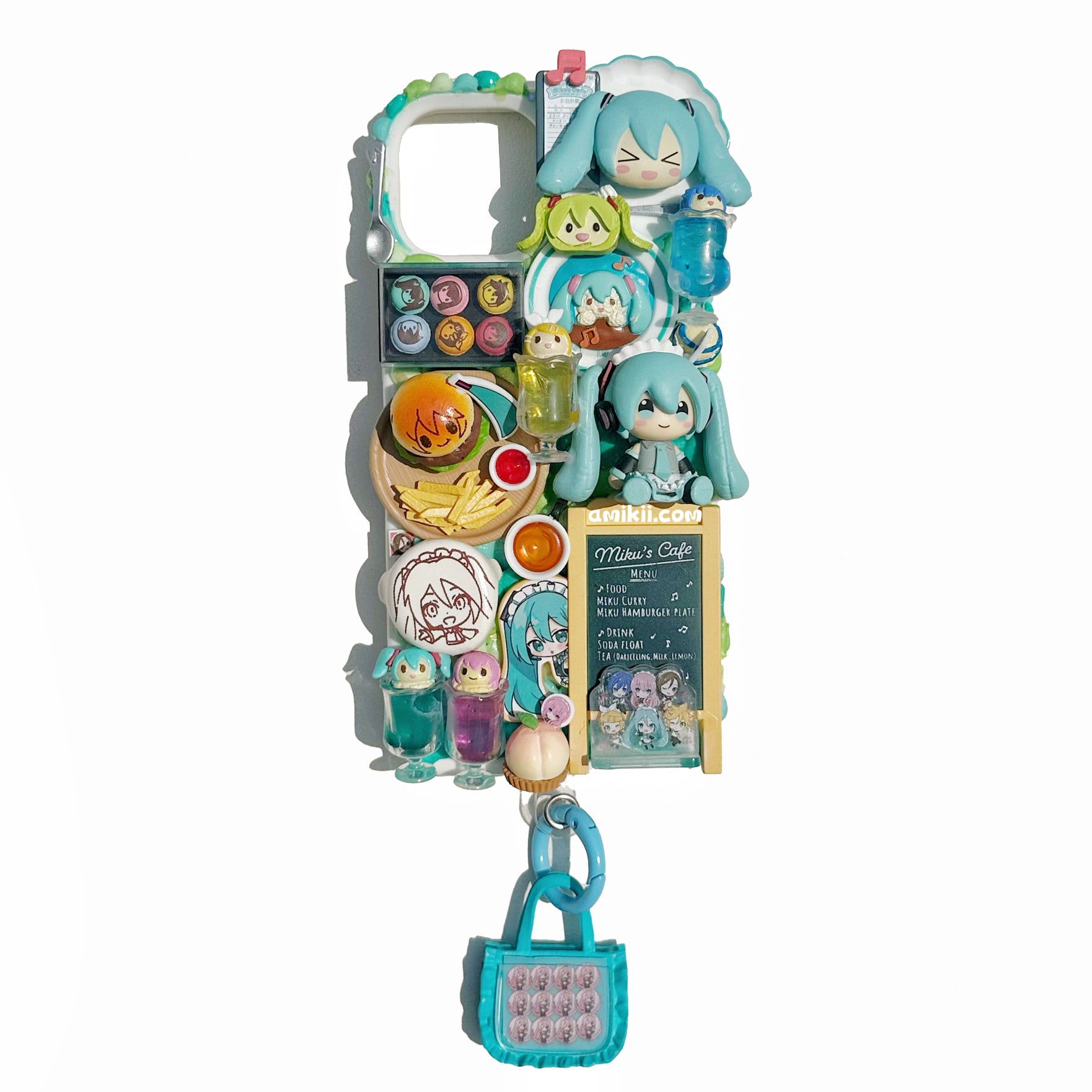 Limited editionRement Miku Food Decoden Cream Phone Case iPhone Sams   Amikii