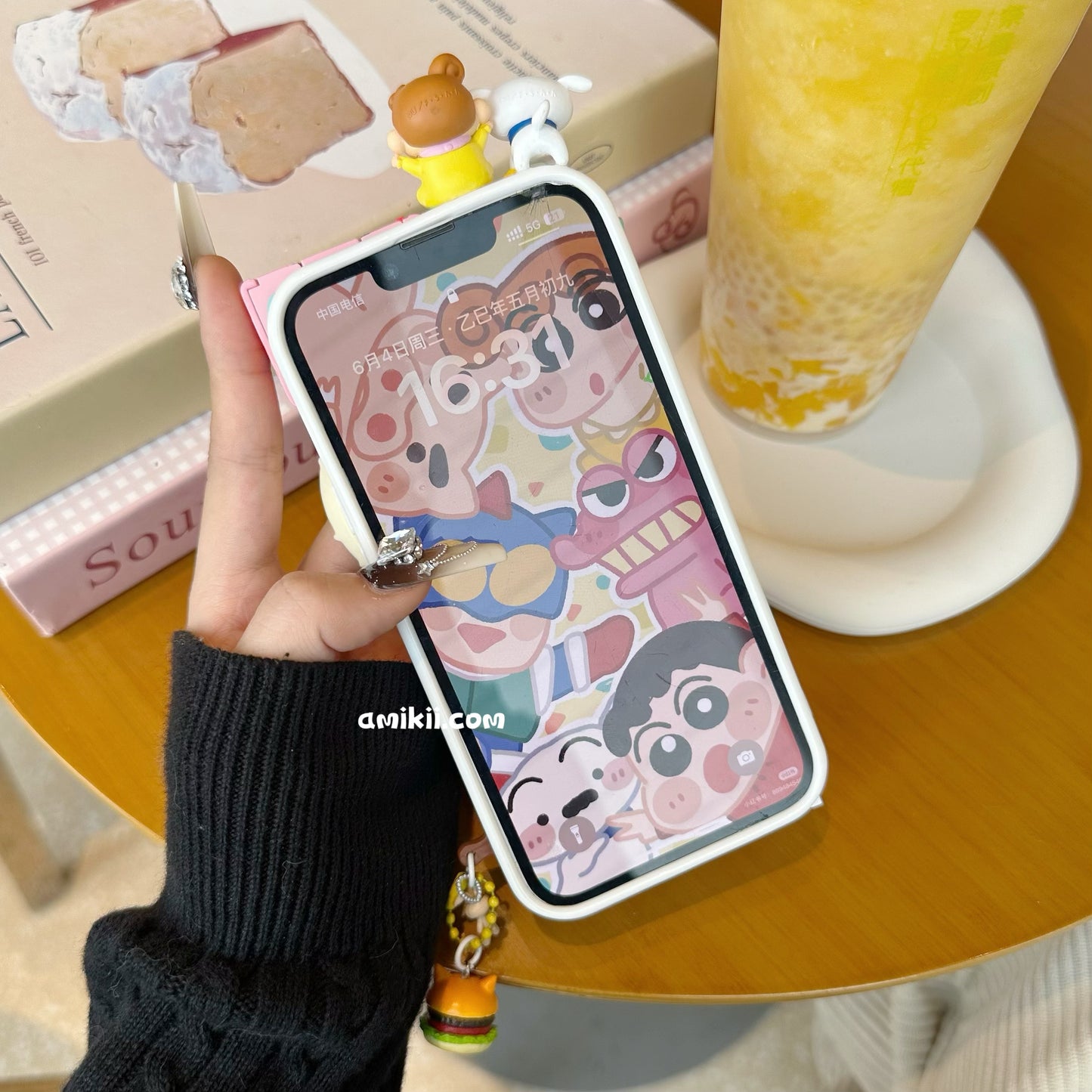 【Limited edition】Rement Crayon ShinChan Decoden Cream Phone Case iPhone Samsung Google Case