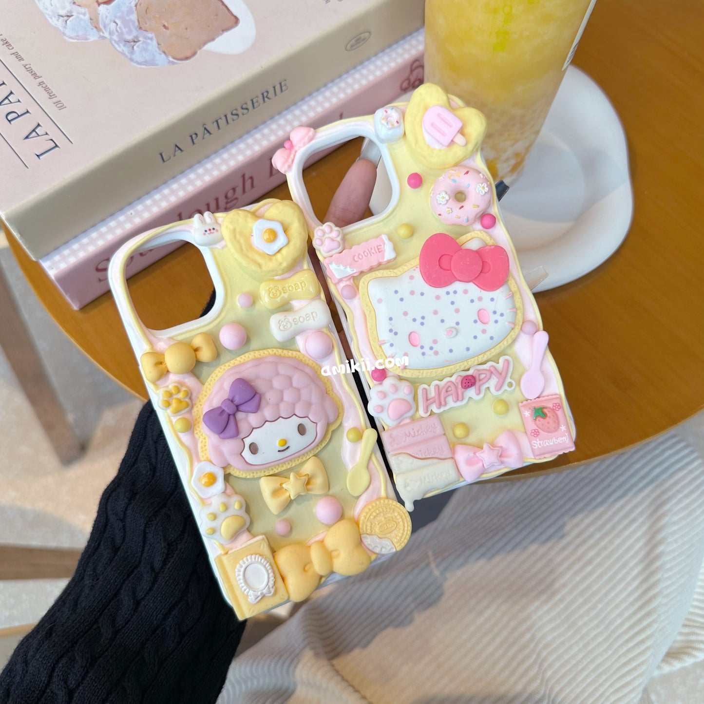 Sanrio Cookies Decoden Cream Phone Case iPhone Samsung Google Case