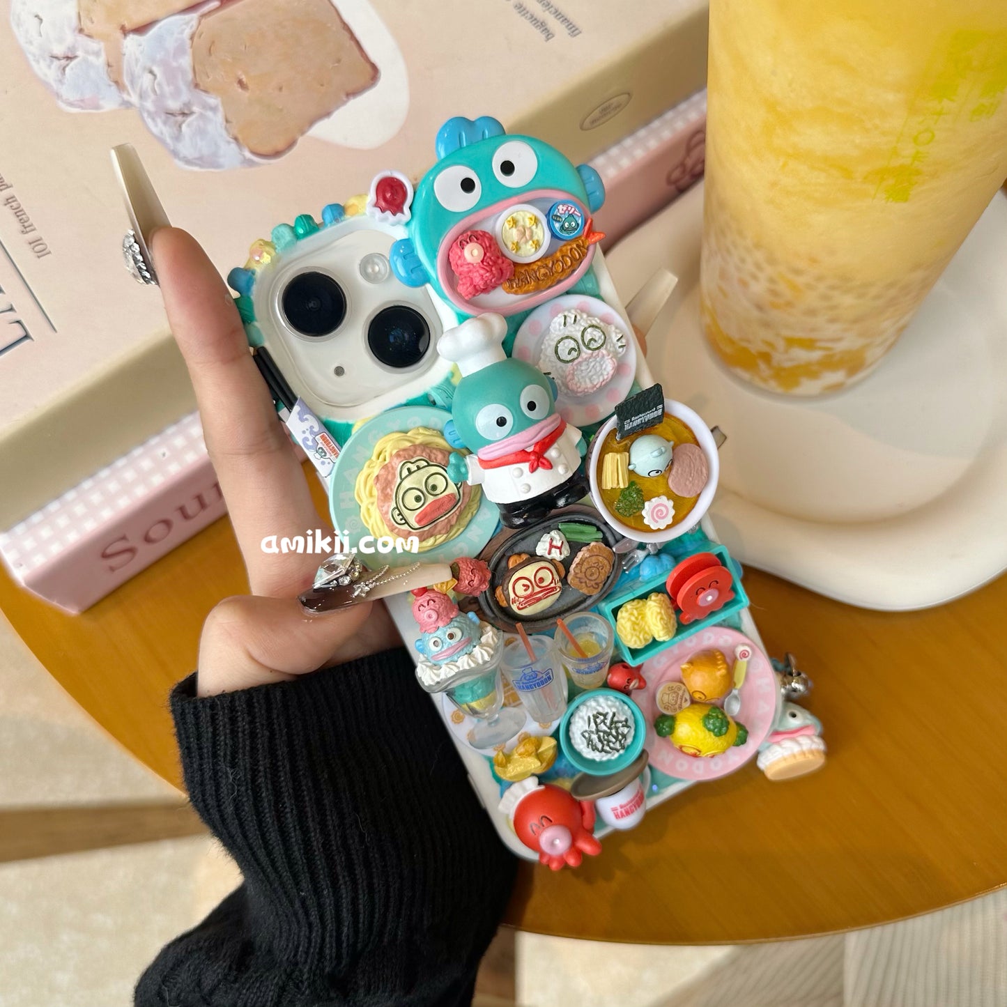 【Limited edition】Rement Hangyodon Food Decoden Cream Phone Case iPhone Samsung Google Case