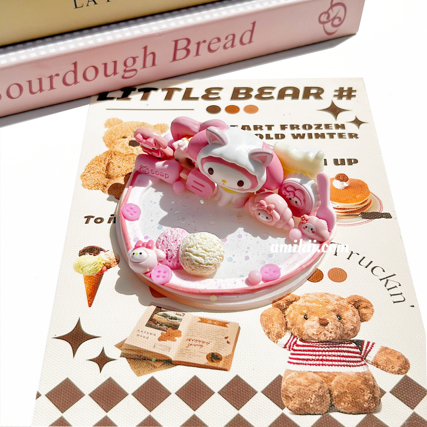 Sanrio Kuromi and Melody phone stand