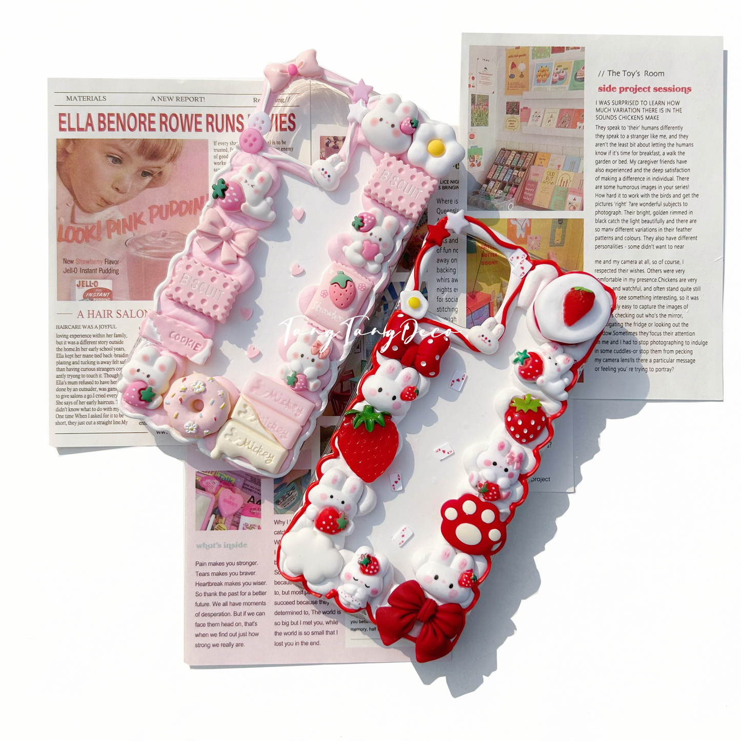 ウサギの携帯ケース