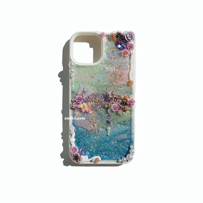 Monet's Garden Decoden Cream Phone Case iPhone Samsung Google Case
