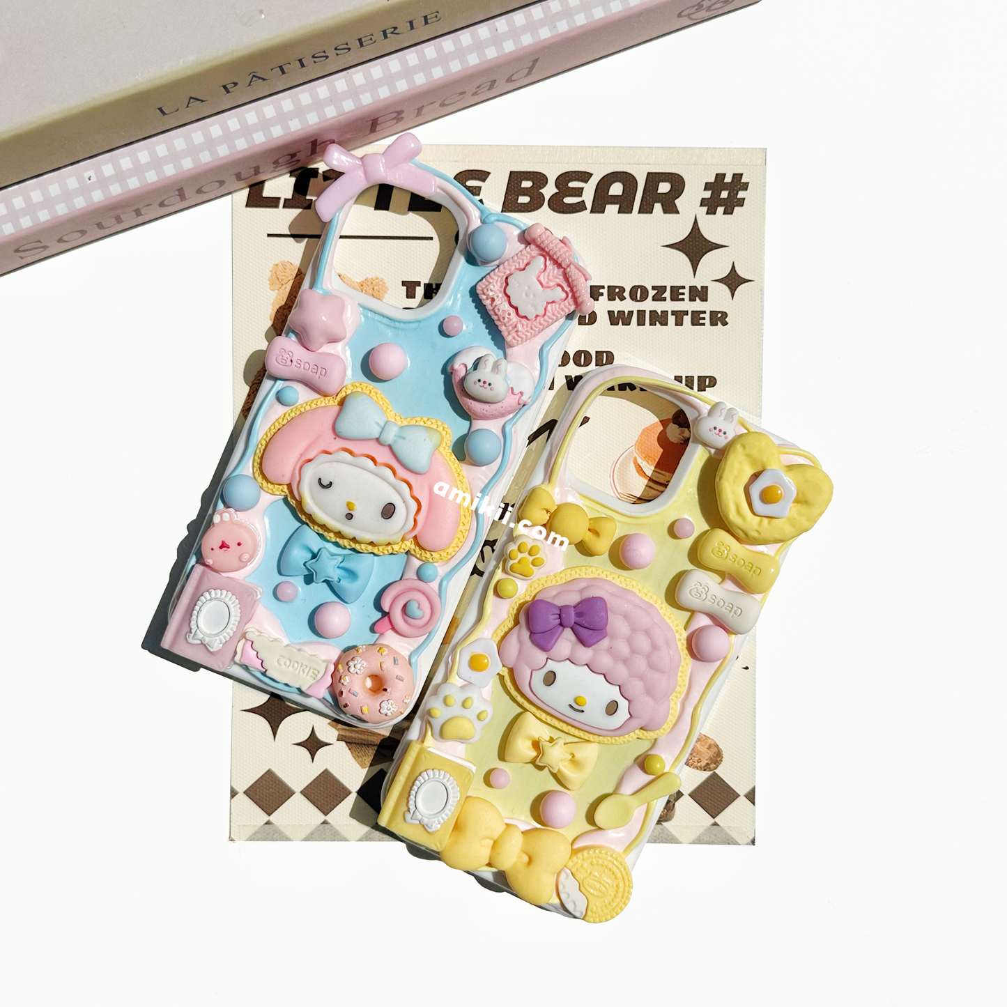 Sanrio Cookies Decoden Cream Phone Case iPhone Samsung Google Case