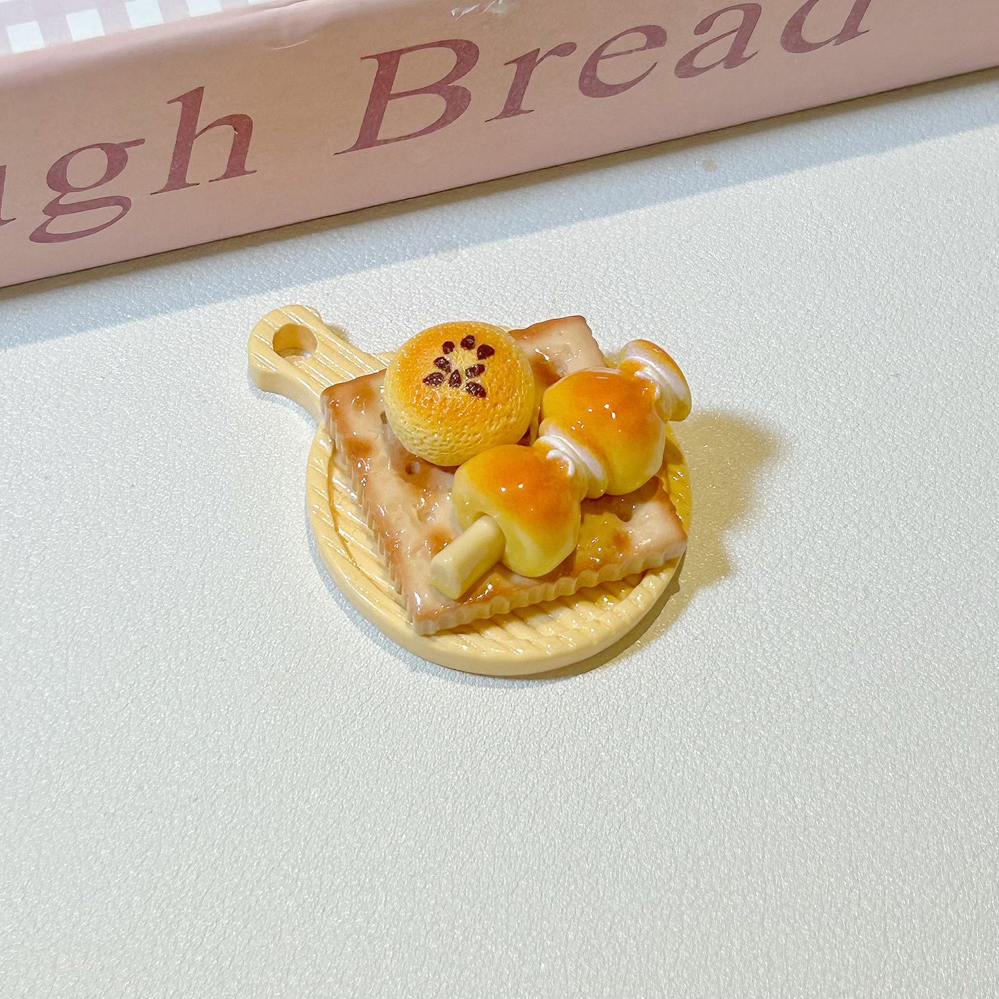 Mini artificial food Plate 2.0 refrigerator magnet