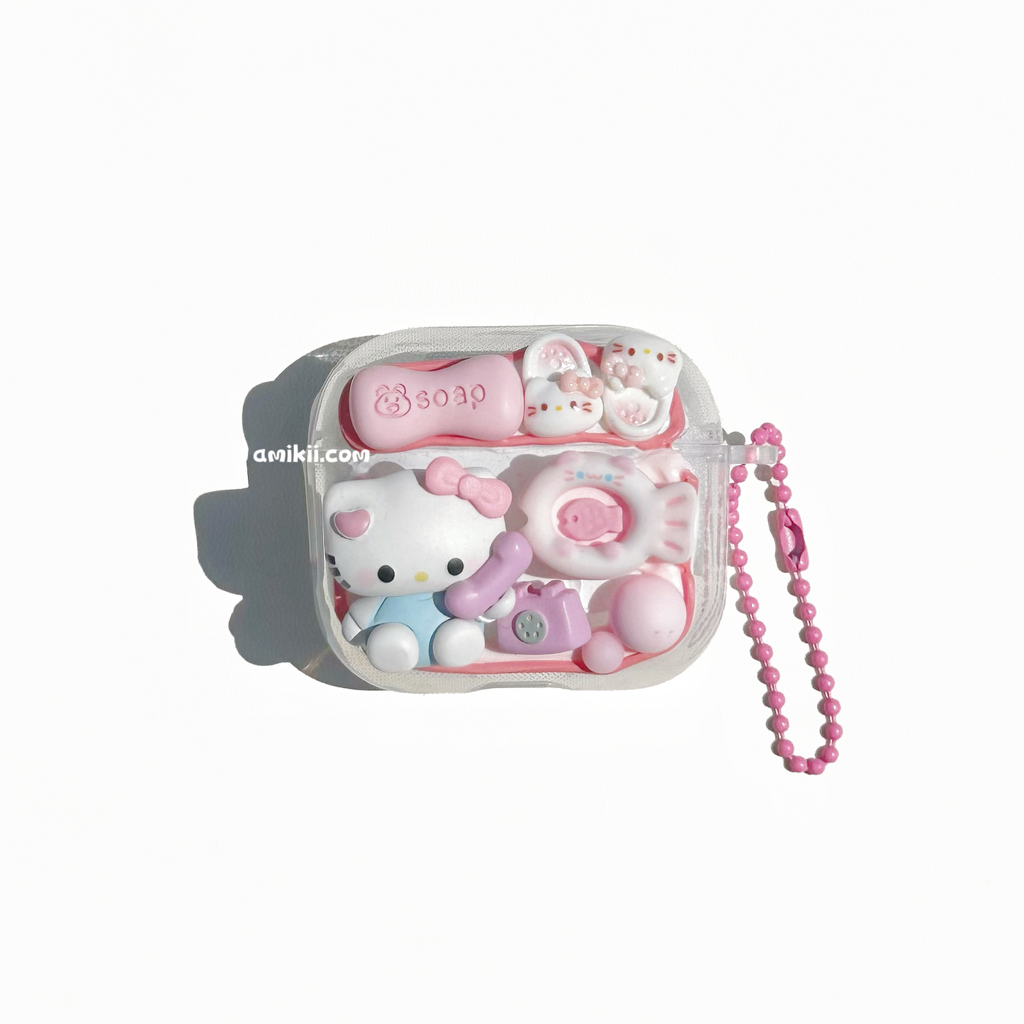Hello Kitty and Bear Airpod case