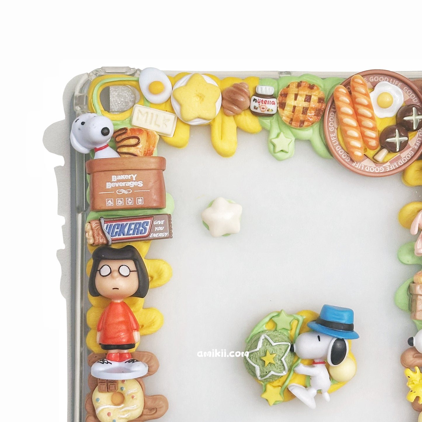 Snoopy Decoden Table Case iPad Samsung