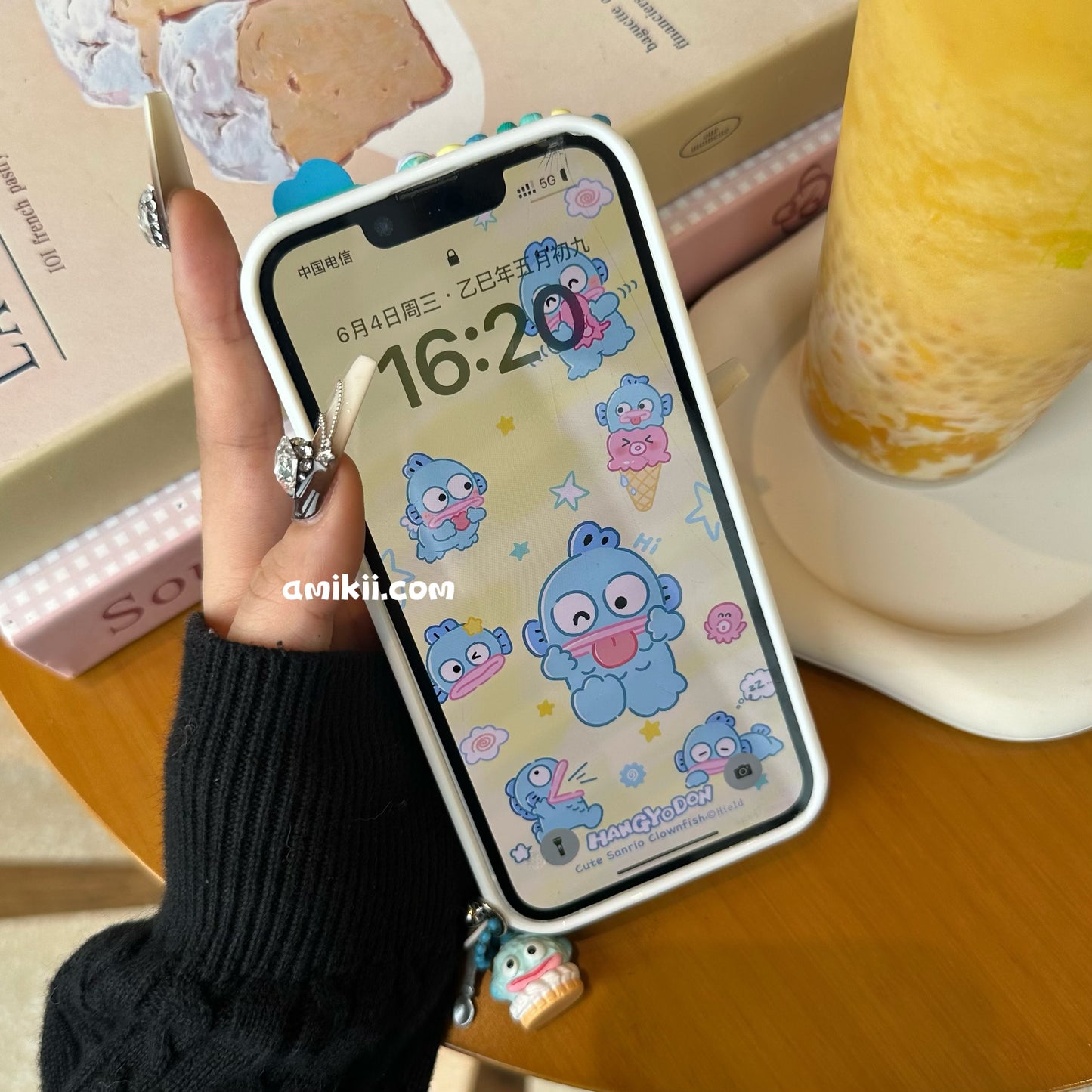 【Limited edition】Rement Hangyodon Food Decoden Cream Phone Case iPhone Samsung Google Case