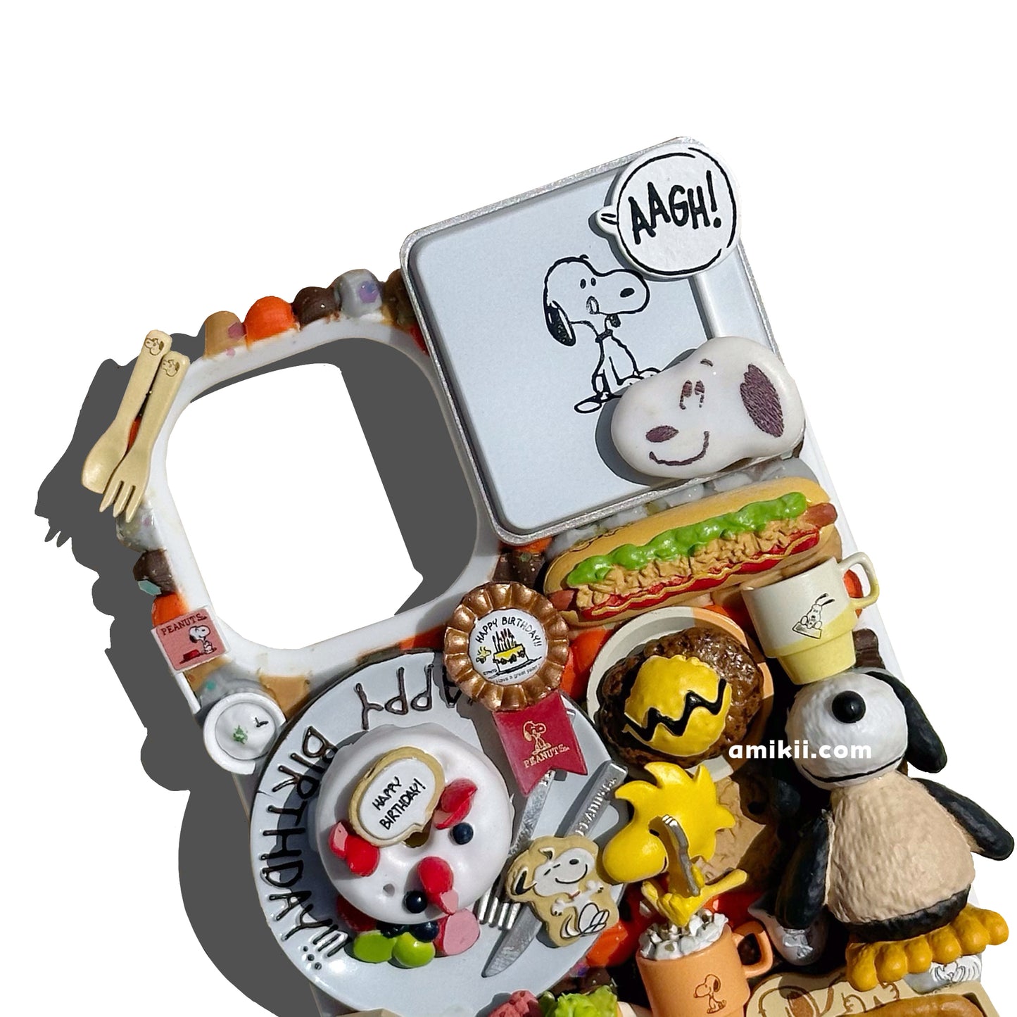 【Limited edition】Rement Snoopy Decoden Cream Phone Case iPhone Samsung Google Case