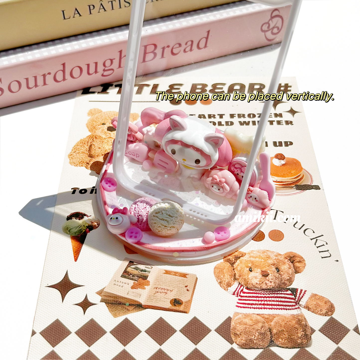 Sanrio Kuromi and Melody phone stand