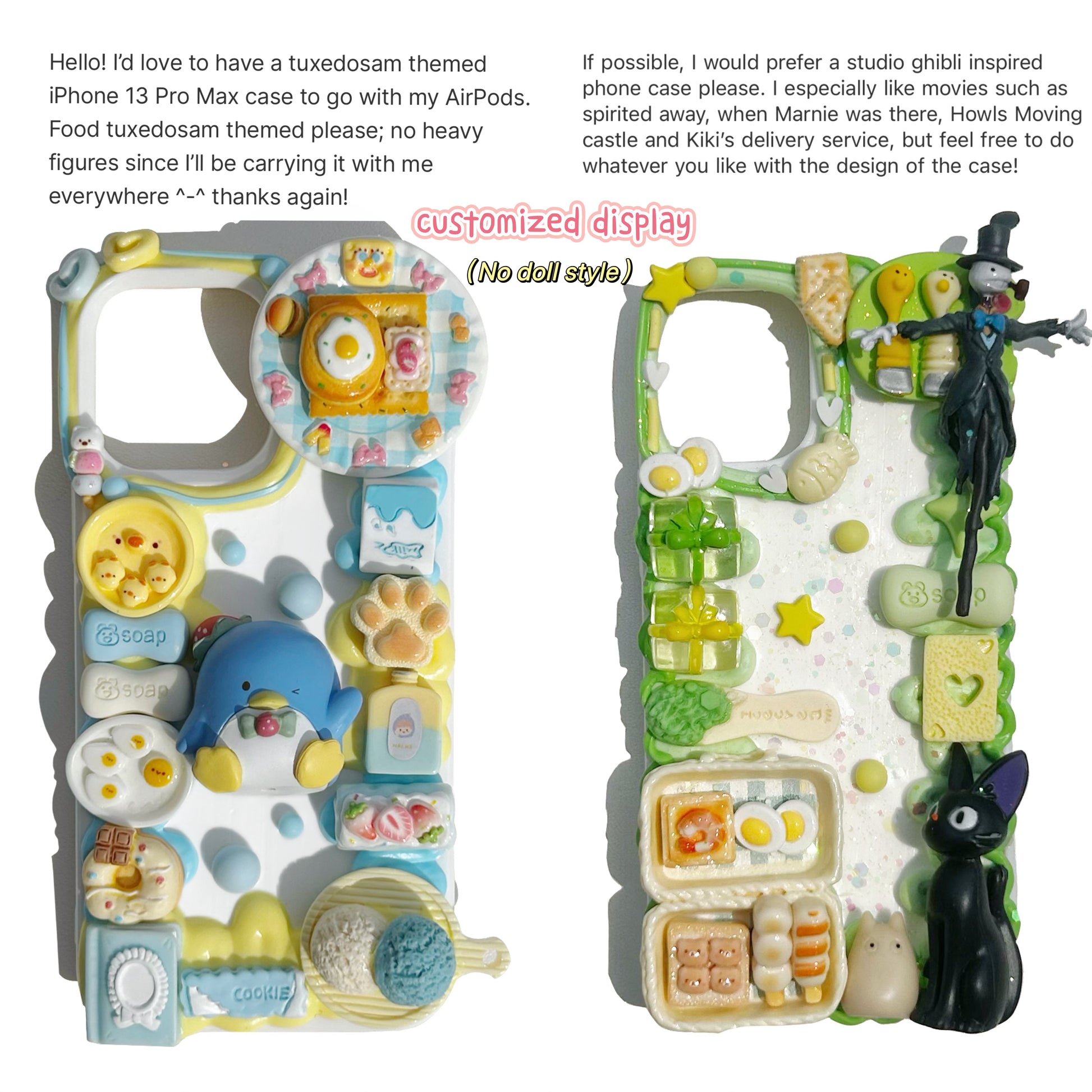 Customized Decoden Phone Case (can be made any phone style and model ) – Amikii Customized Decoden Phone Case (can be made any phone style and model ) – Amikii