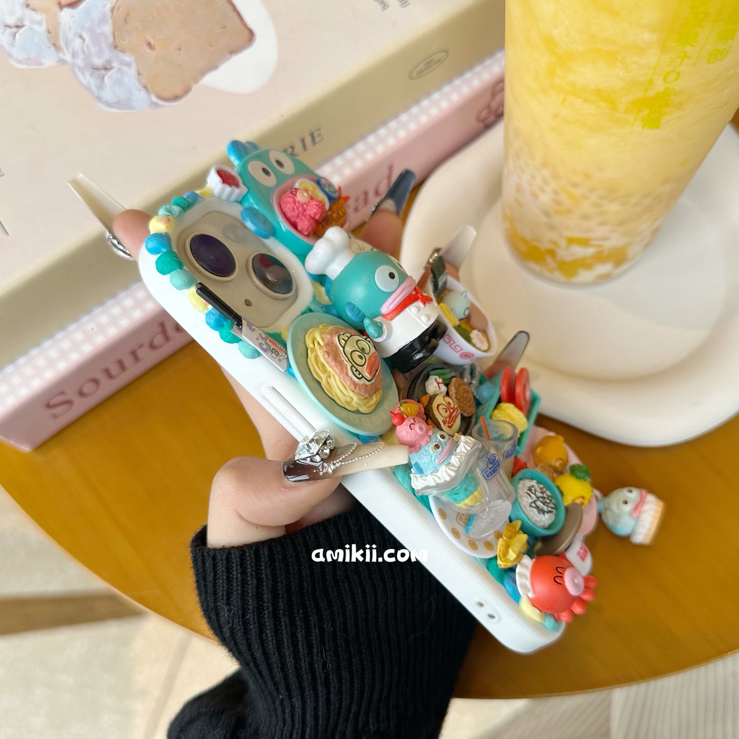 【Limited edition】Rement Hangyodon Food Decoden Cream Phone Case iPhone Samsung Google Case