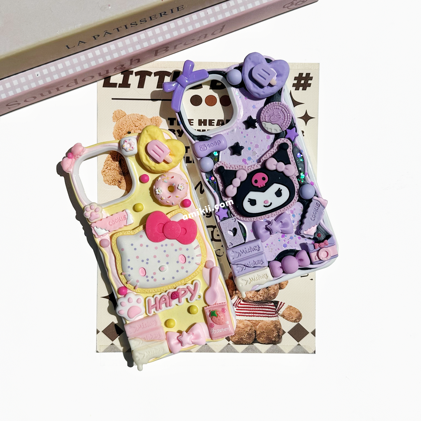 Sanrio Cookies Decoden Cream Phone Case iPhone Samsung Google Case
