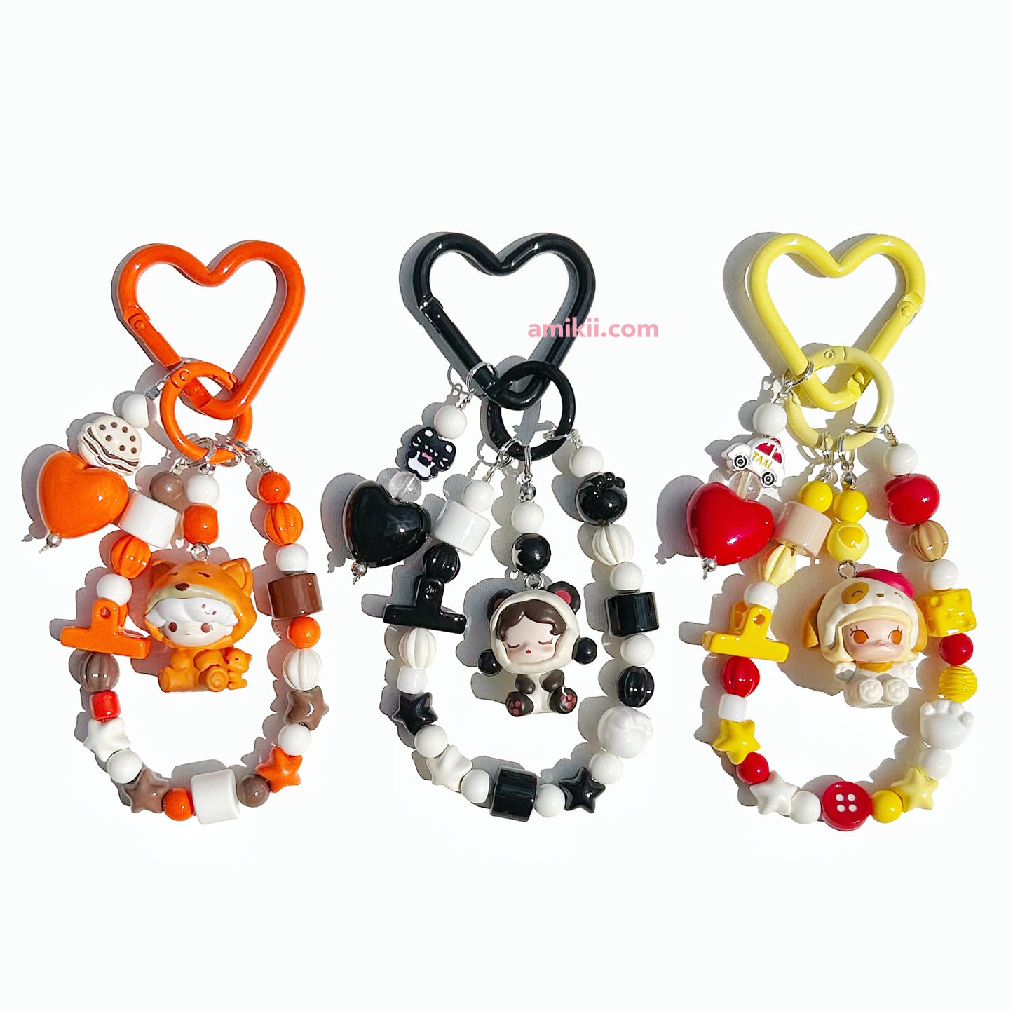 Pop mart Dimoo Sukllpanda Molly handcraft chain
