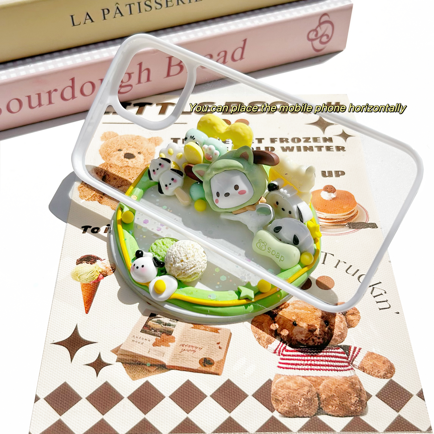 Sanrio Pochacco and Pompom Purin phone stand