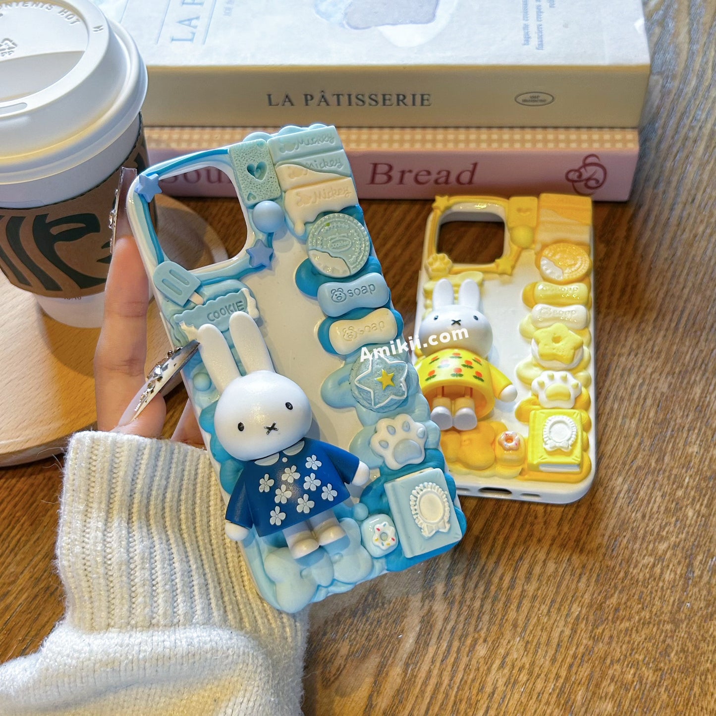 Miffy Decoden Cream Phone Case iPhone Samsung Google Case