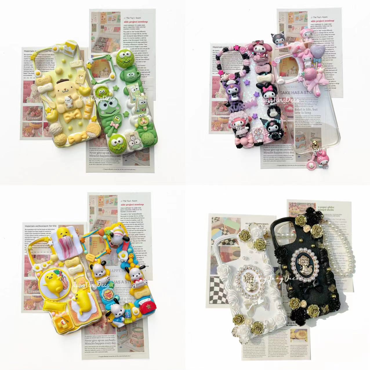 福袋 - チャーム付きスマホケース2個