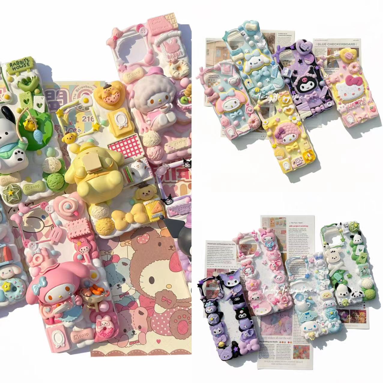 福袋 - チャーム付きスマホケース2個