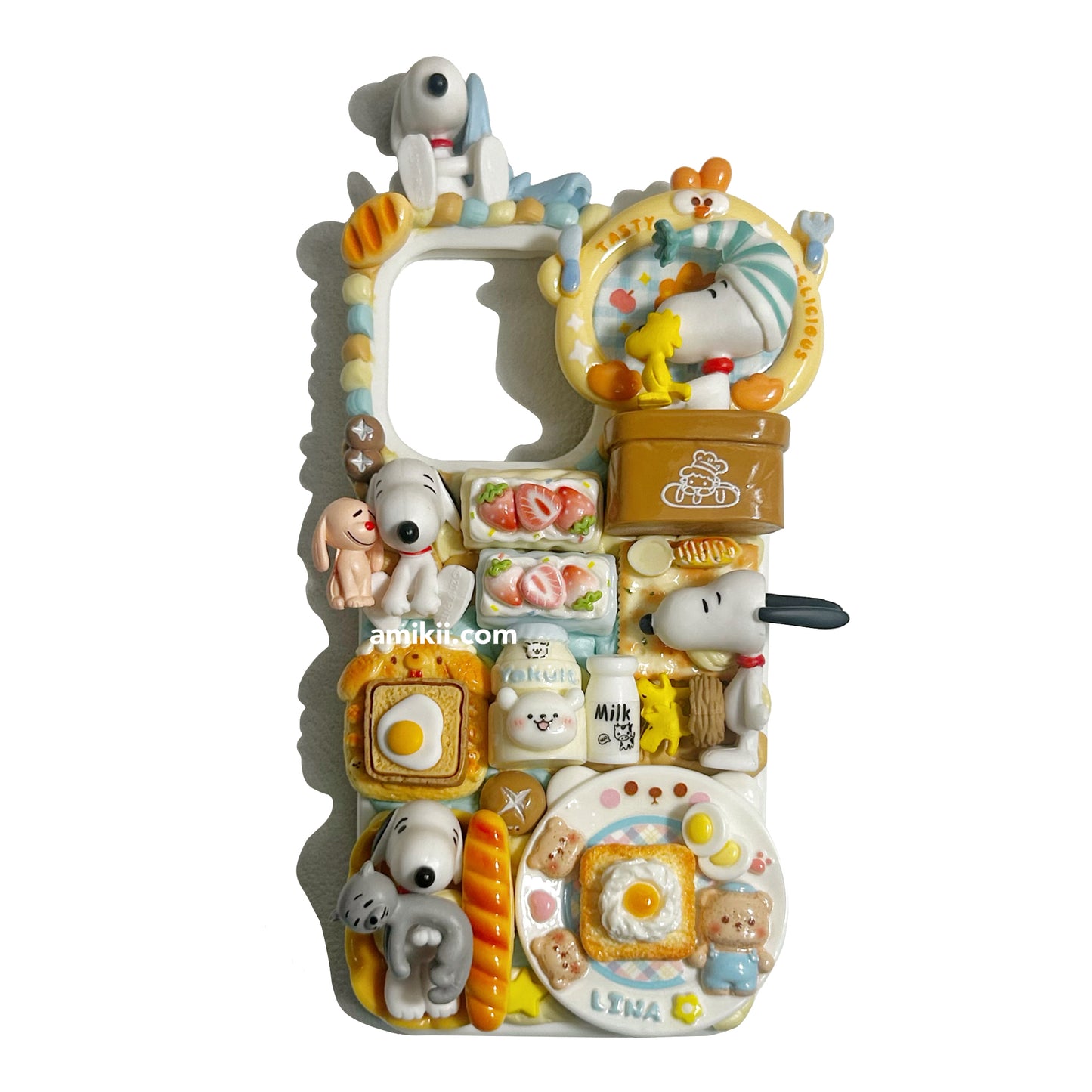 Snoopy Decoden Cream Phone Case iPhone Samsung Google Case