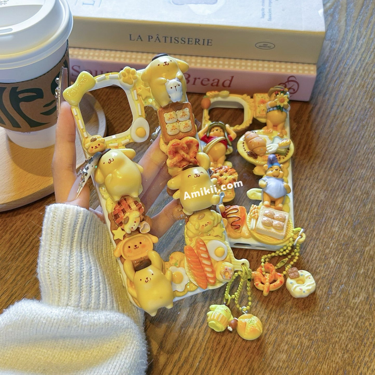 Winnie / Pompom Purin Food Decoden Cream Phone Case iPhone Samsung