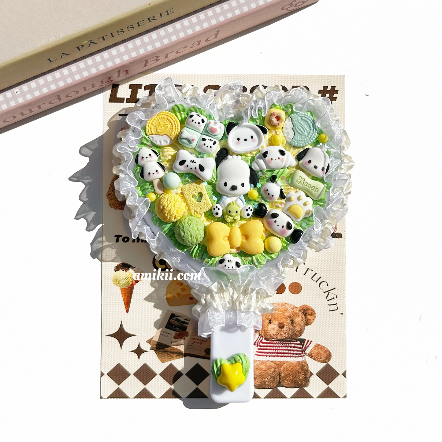 Cinnamoroll and Pochacco handheld mirror