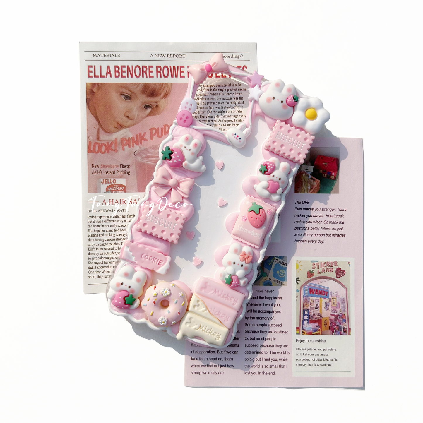 ウサギの携帯ケース