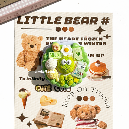 Keroppi handheld mirror and portable mirror