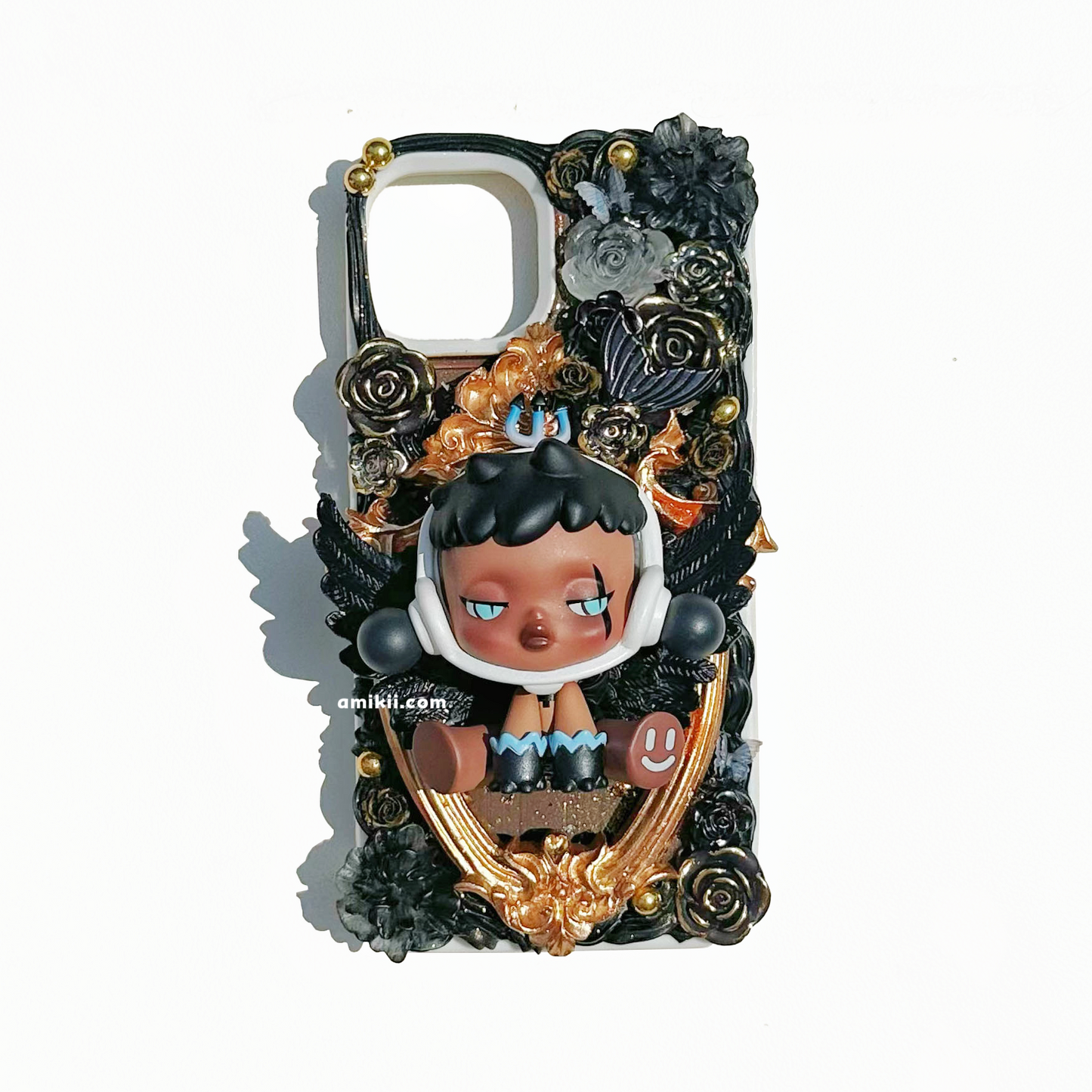Pop mart Skullpanda Angel and Demon Decoden Cream Phone Case iPhone Samsung Case