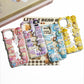Sanrio Clear Backing Decoden Cream Phone Case iPhone Samsung Google Case