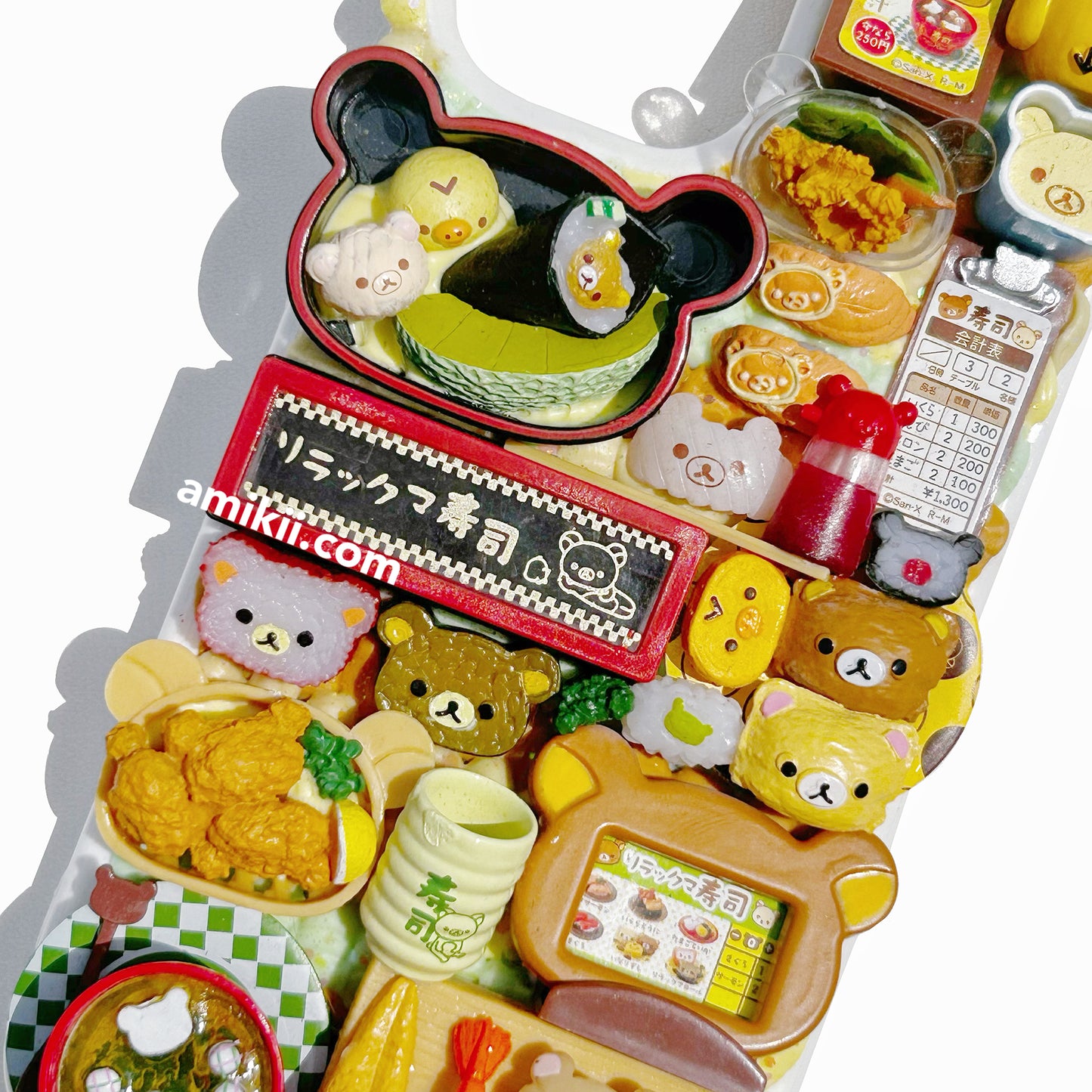 【Limited edition】Rement Rilakkuma Decoden Cream Phone Case iPhone Samsung Google Case