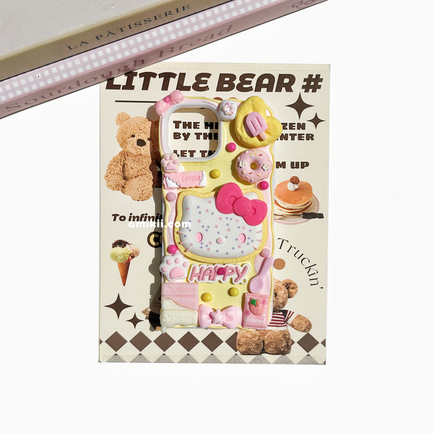 Sanrio Cookies Decoden Cream Phone Case iPhone Samsung Google Case