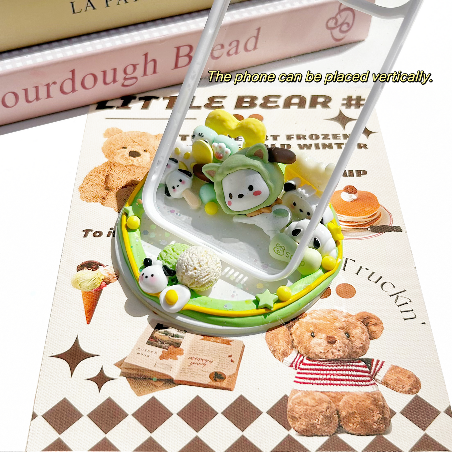 Sanrio Pochacco and Pompom Purin phone stand