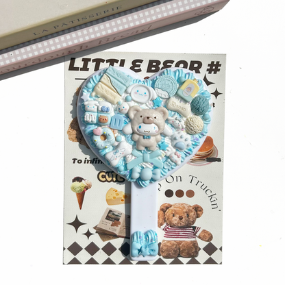 Pochacco and Cinnamoroll handheld mirror