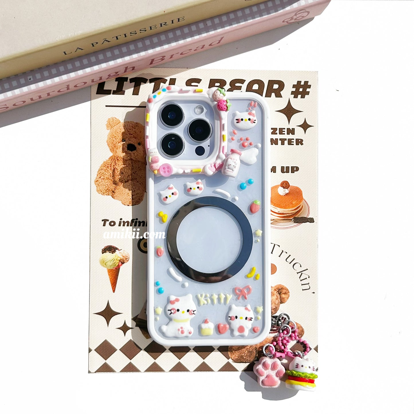 Hello Kitty Popsocket Decoden Cream Phone Case iPhone Samsung Google Case