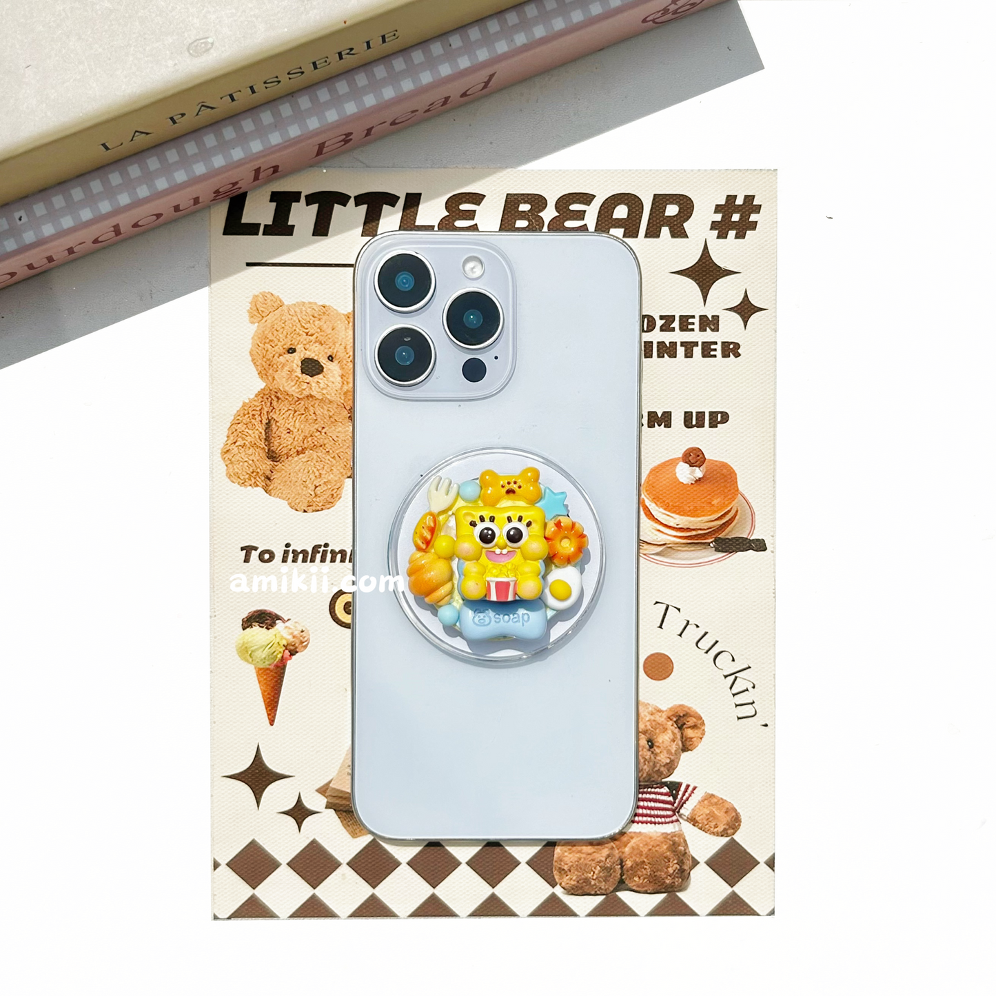 SpongeBob SquarePants and Patrick Star pop socket