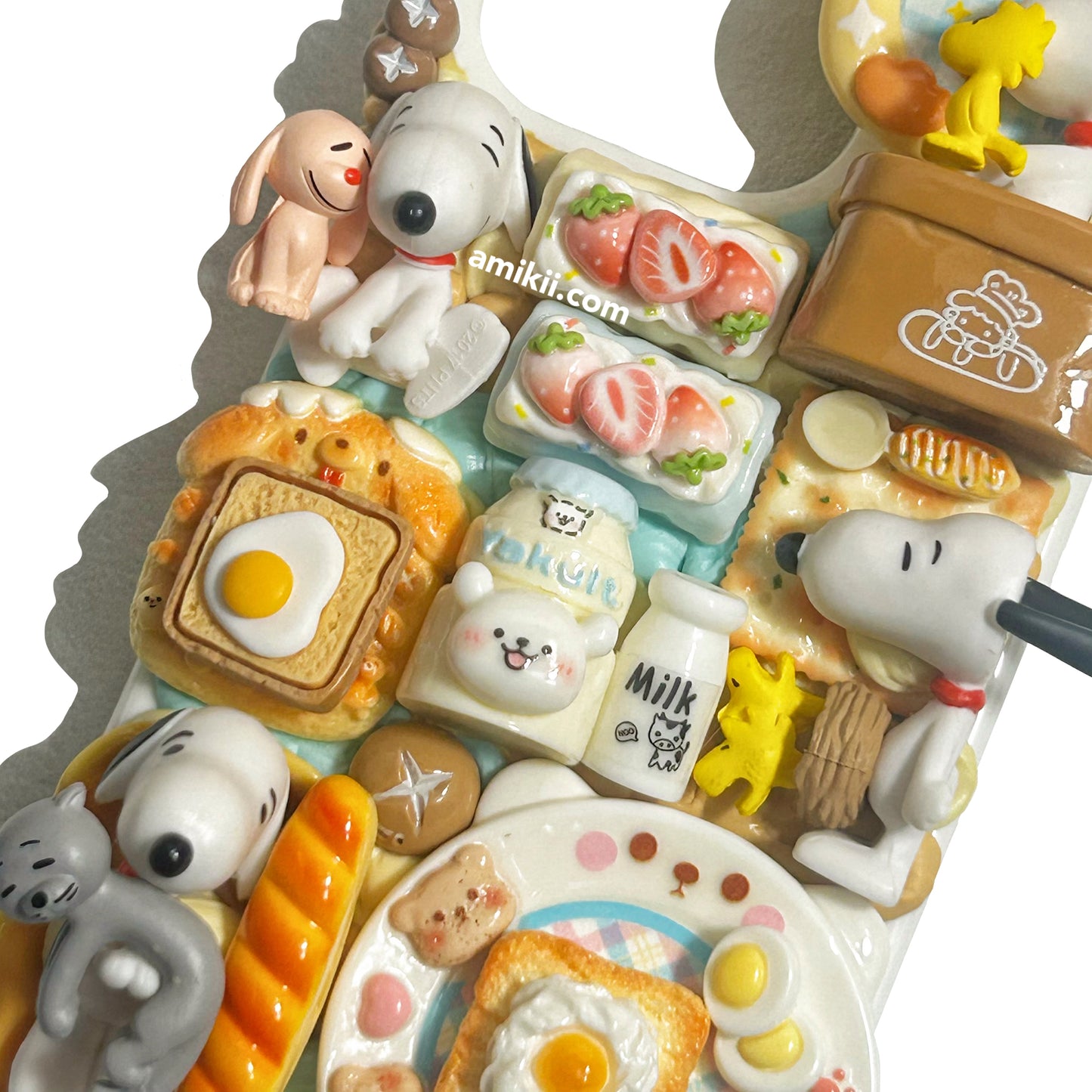 Snoopy Decoden Cream Phone Case iPhone Samsung Google Case