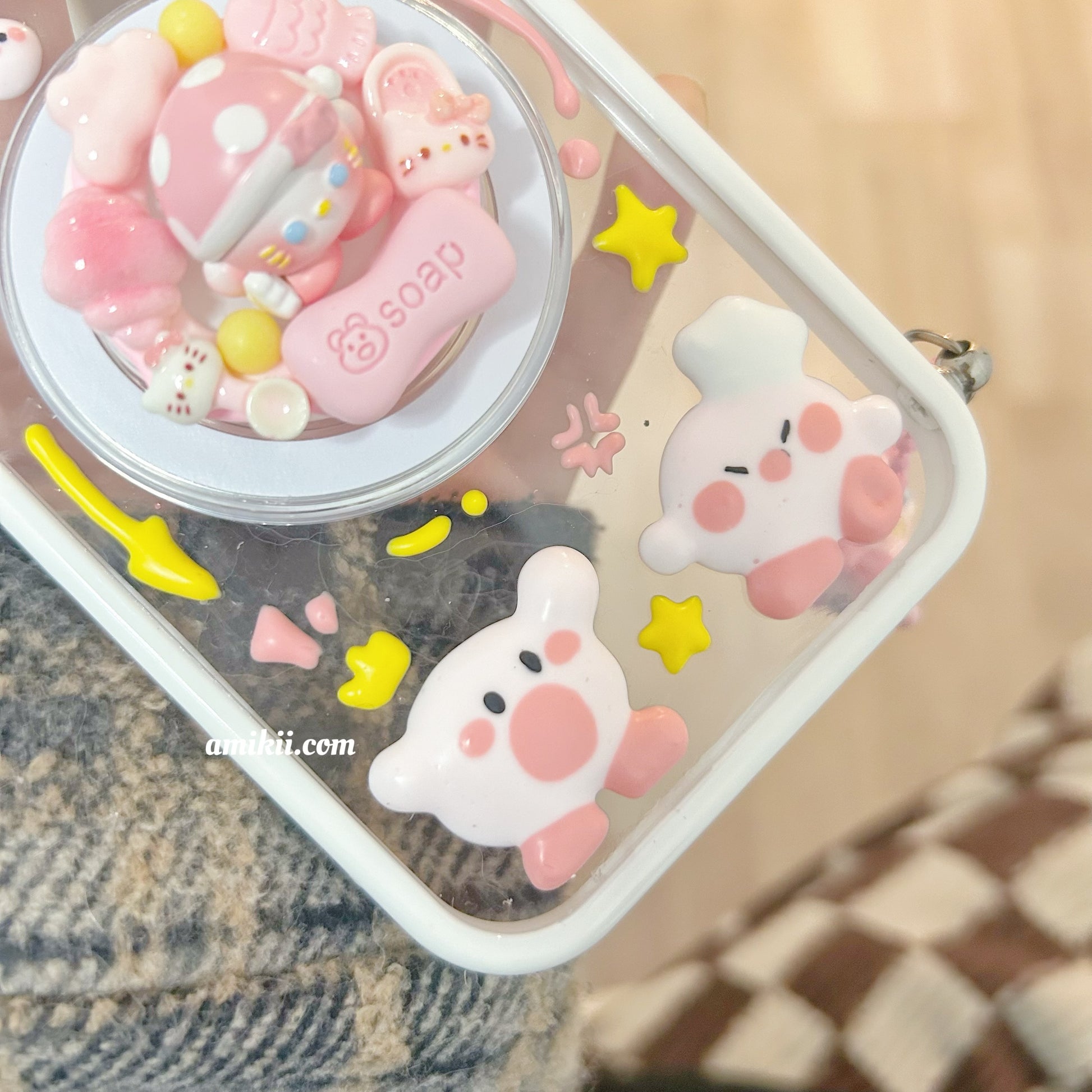 Kirby Popsocket Decoden Cream Phone Case iPhone Samsung Google Case Amikii Kirby Popsocket Decoden Cream Phone Case iPhone Samsung Google Case Amikii