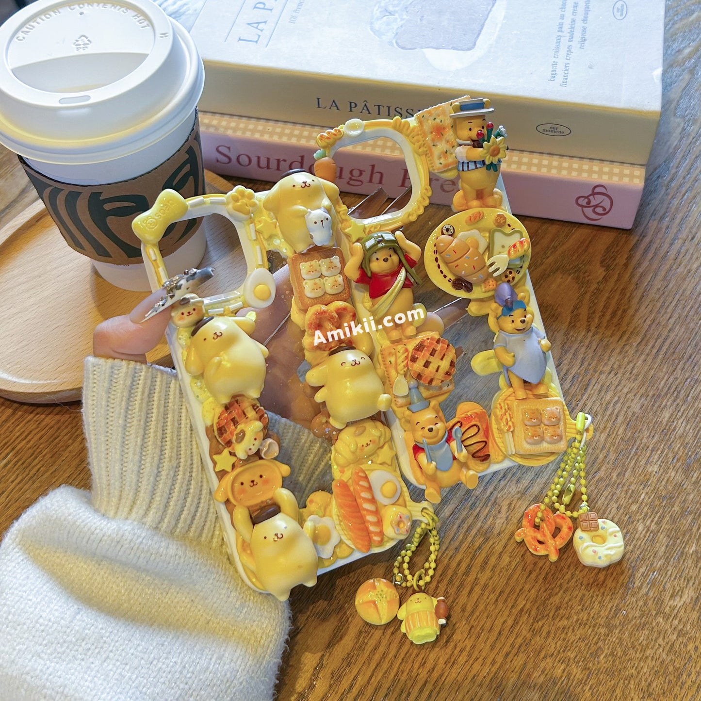 Winnie / Pompom Purin Food Decoden Cream Phone Case iPhone Samsung