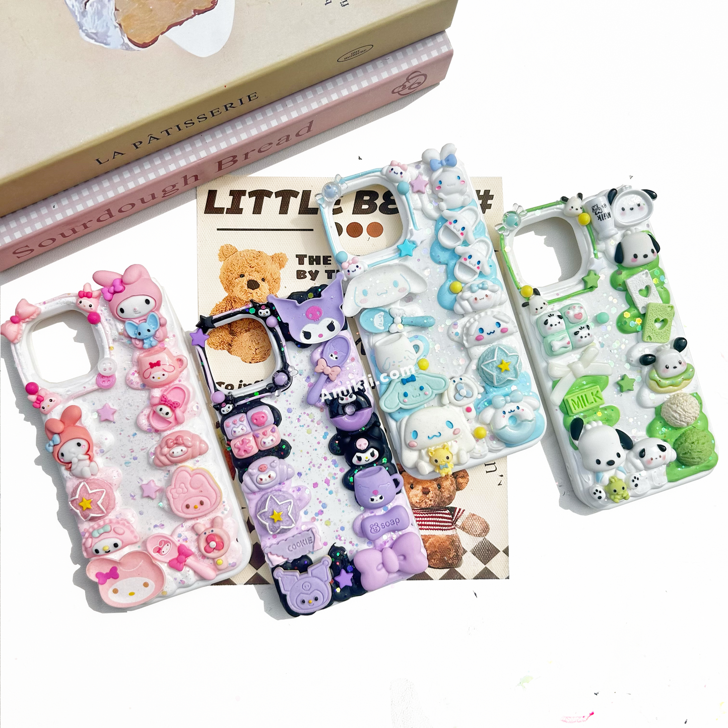 Sanrio Chubby Decoden Cream Phone Case iPhone Samsung Google Case