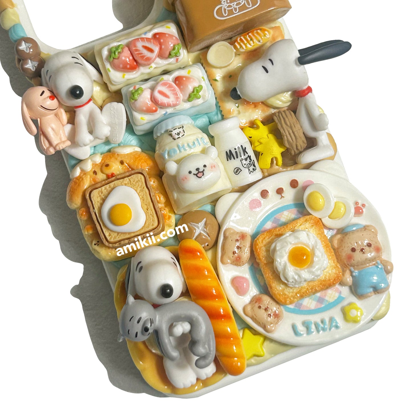 Snoopy Decoden Cream Phone Case iPhone Samsung Google Case