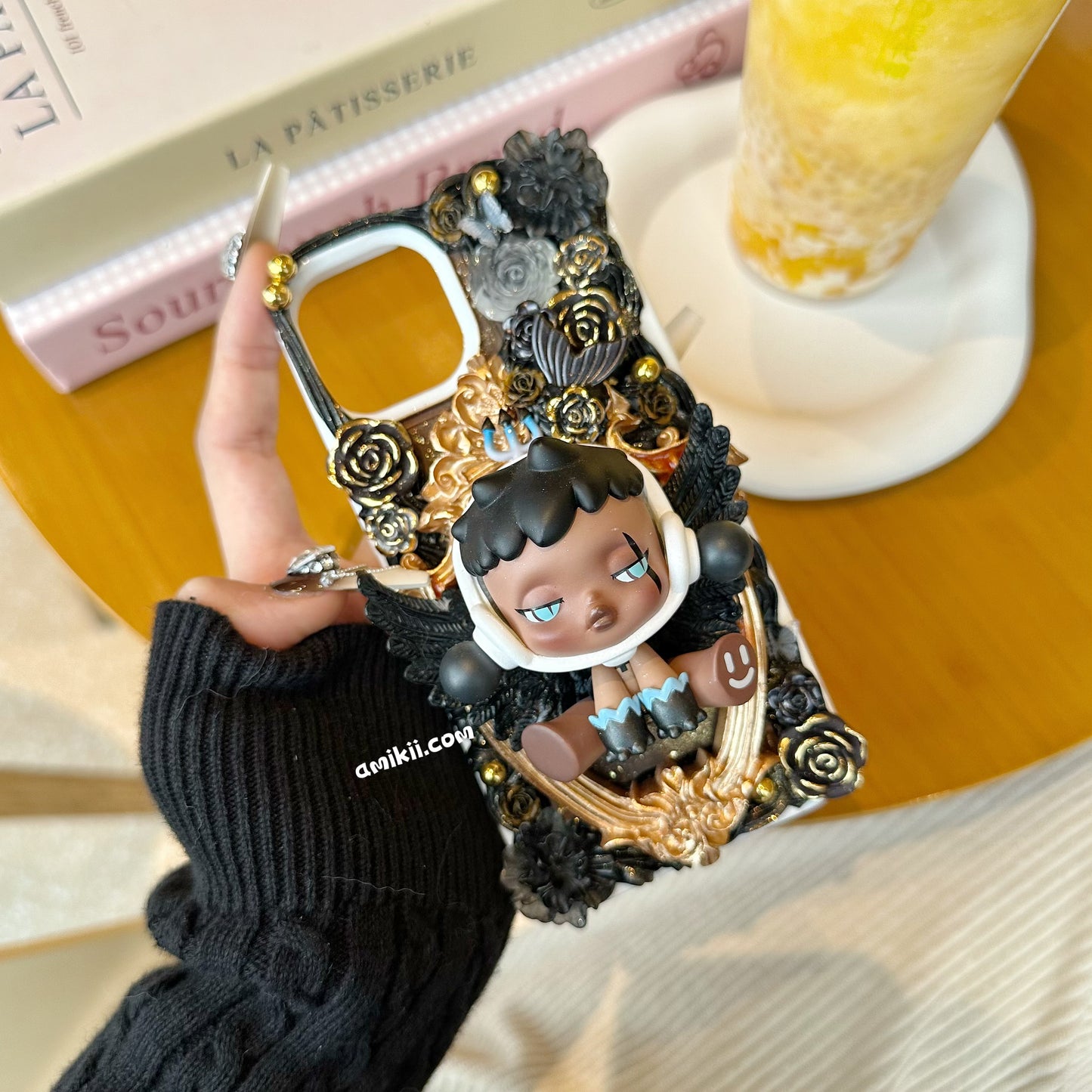 Pop mart Skullpanda Angel and Demon Decoden Cream Phone Case iPhone Samsung Case