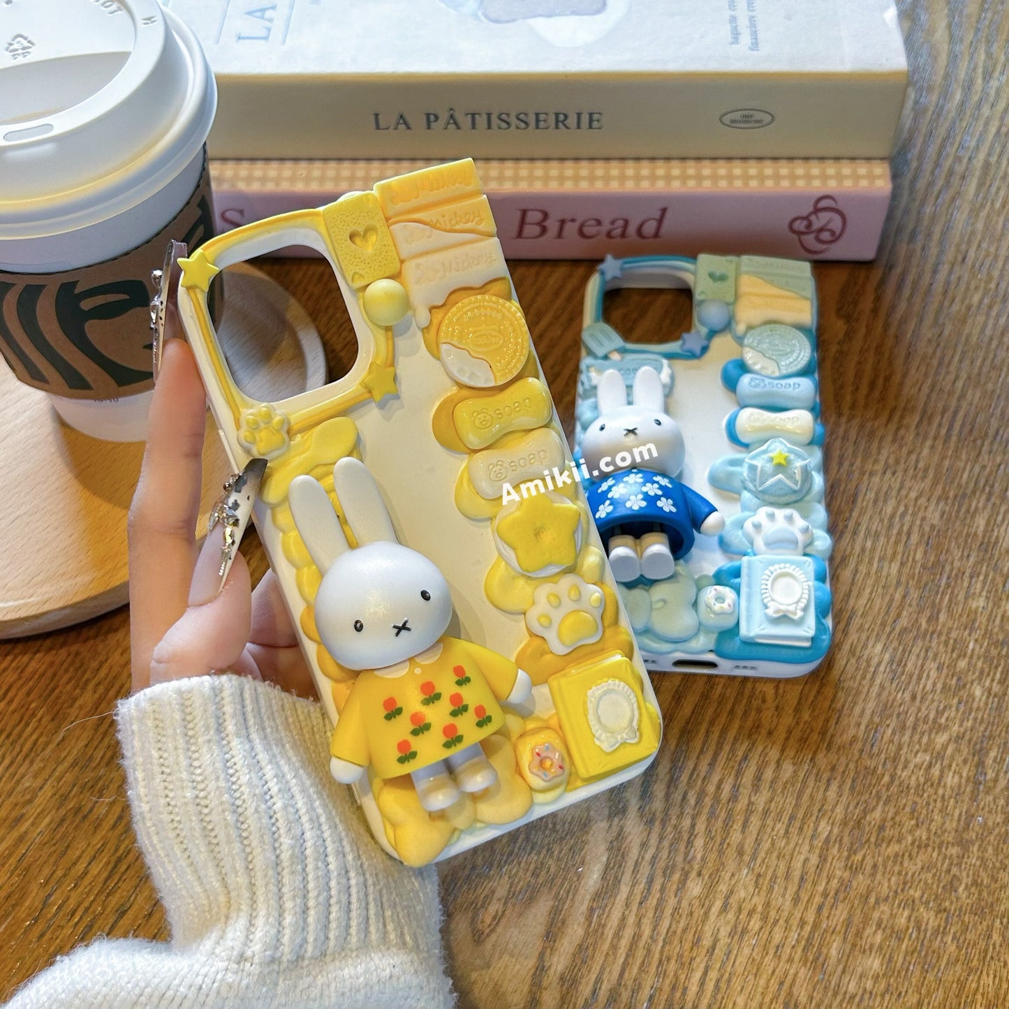 Miffy Decoden Cream Phone Case iPhone Samsung Google Case
