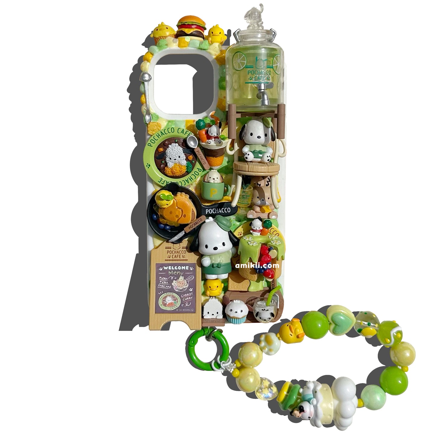 【Limited edition】Rement Pochacco food Decoden Cream Phone Case iPhone Samsung Google Case