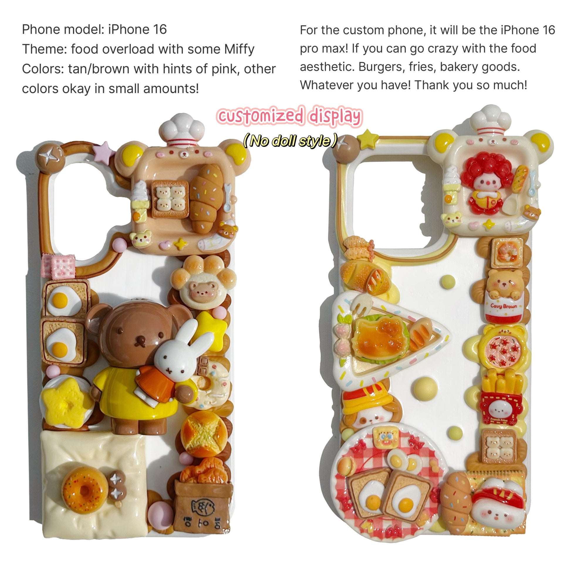 Customized Decoden Phone Case (can be made any phone style and model ) – Amikii Customized Decoden Phone Case (can be made any phone style and model ) – Amikii