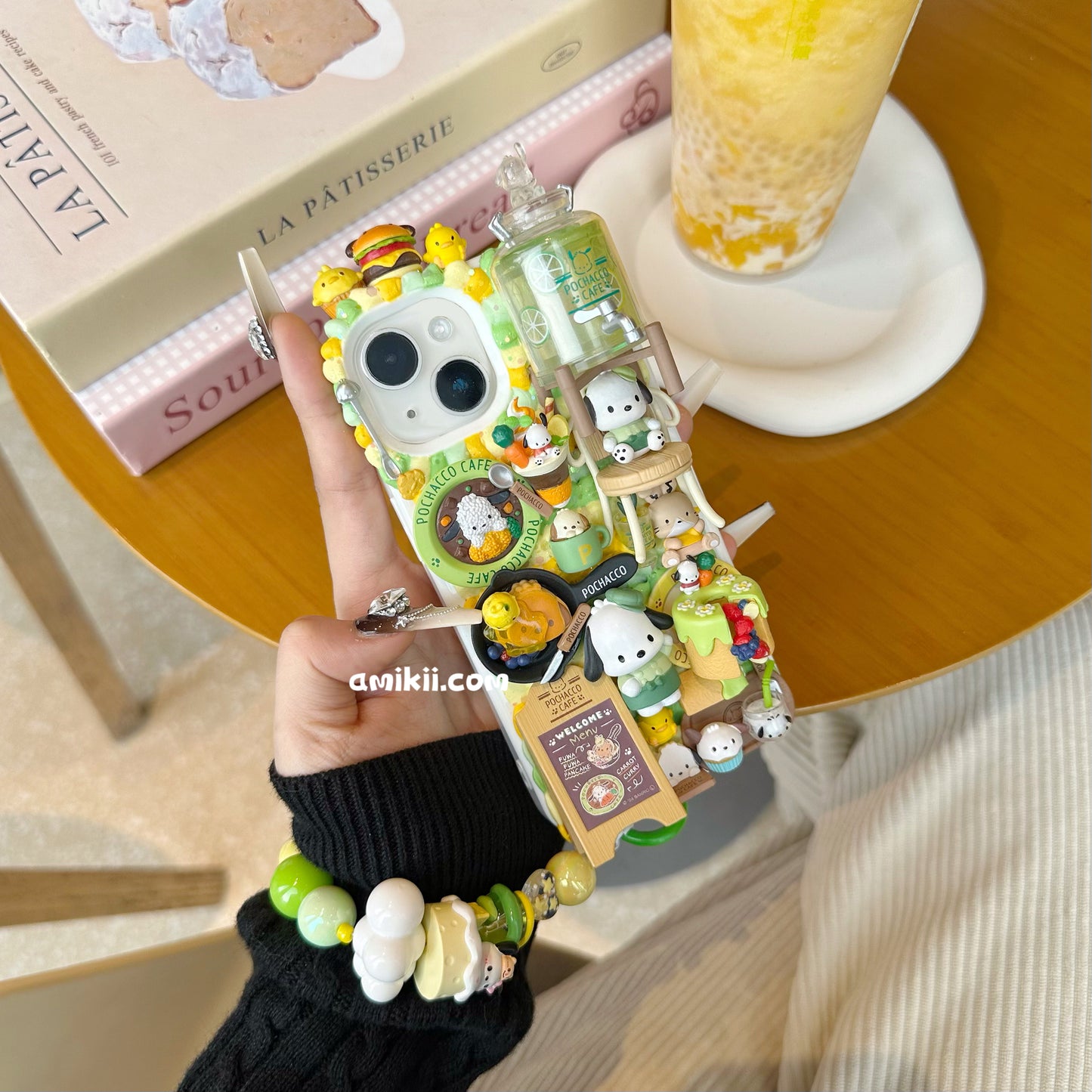 【Limited edition】Rement Pochacco food Decoden Cream Phone Case iPhone Samsung Google Case